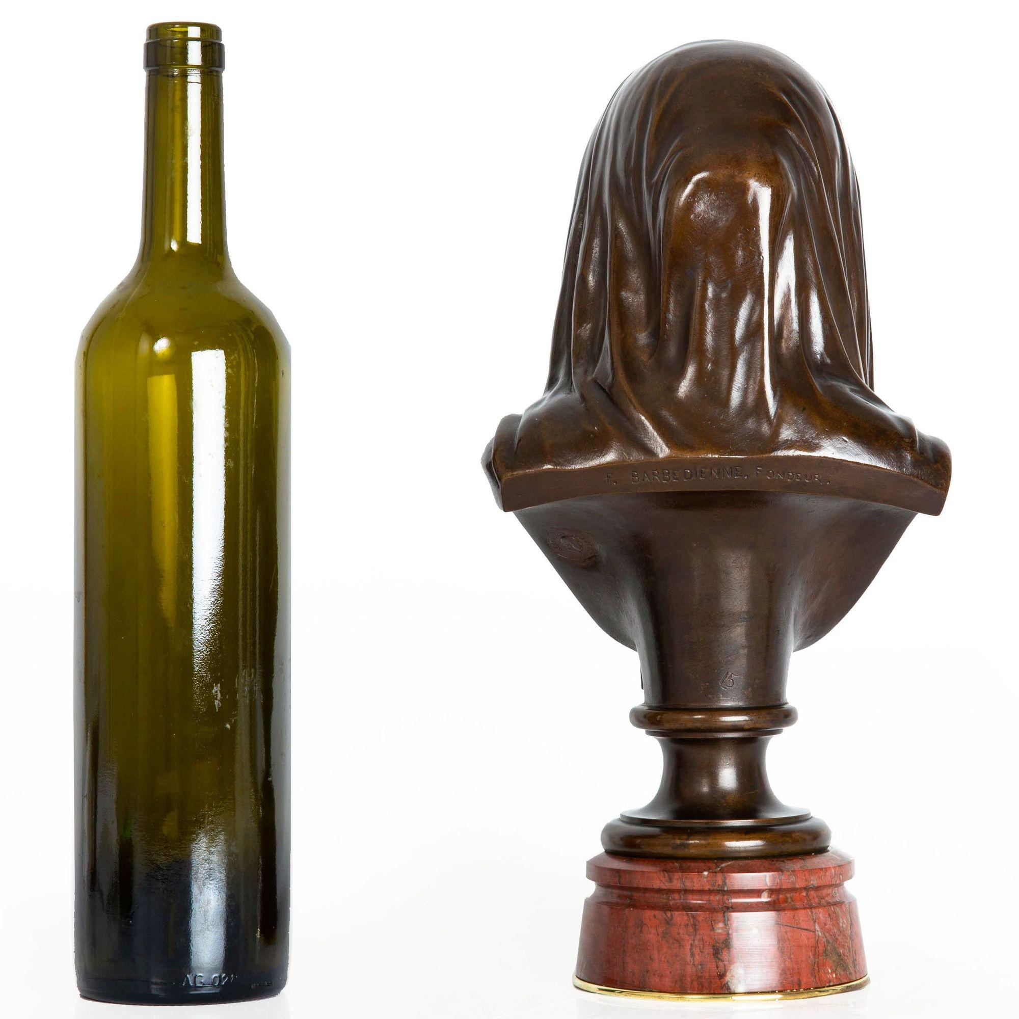 XIXe siècle Buste en bronze ancien d'Eugène Aizelin, datant d'environ 1880 en vente