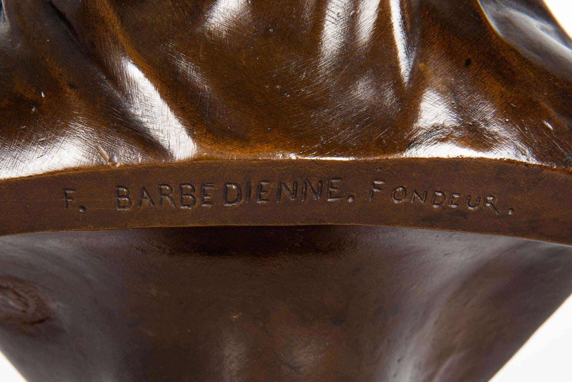 Buste en bronze ancien d'Eugène Aizelin, datant d'environ 1880 en vente 1