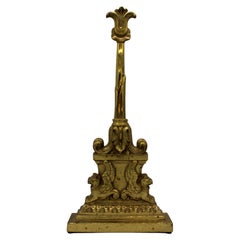 Circa 1880, Brass Empire Style Doorstop
