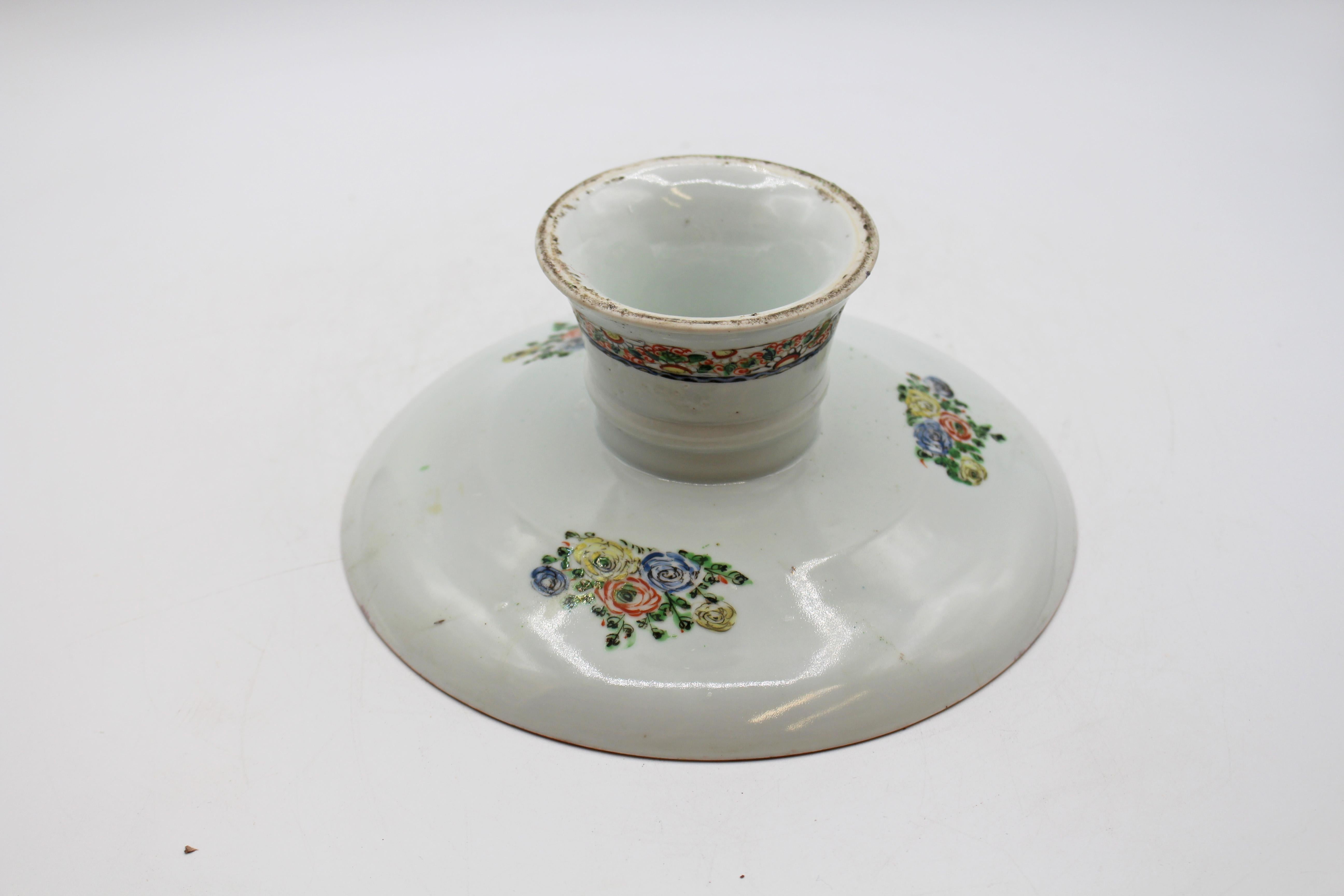 CIRCA 1880 Chinesisch Export Porzellan Famille Rose Kompott oder Bonbons Stand im Angebot 1