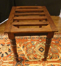 Circa 1880 English Rectangular Luggage Rack Stand