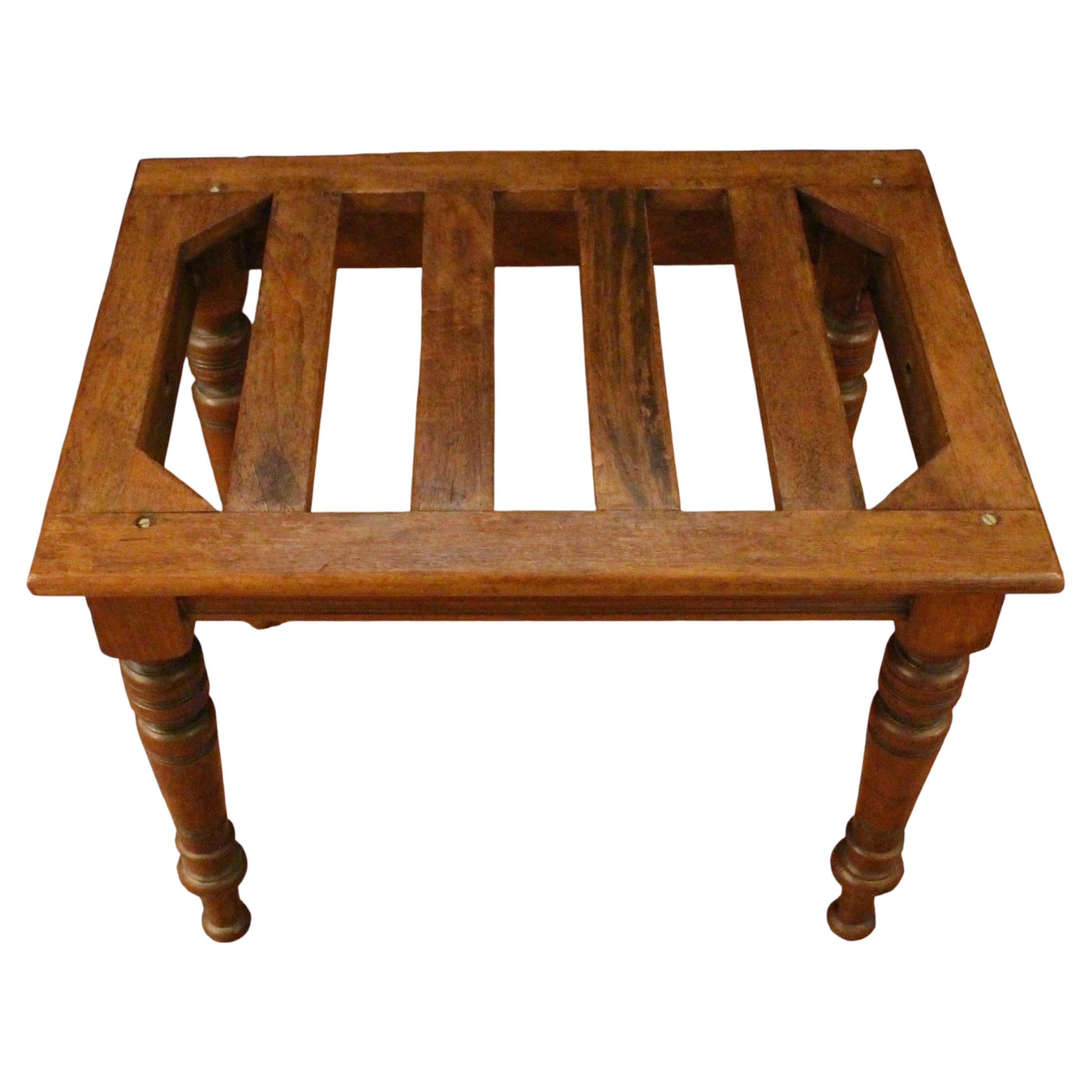 Circa 1880 English Rectangular Luggage Rack Stand