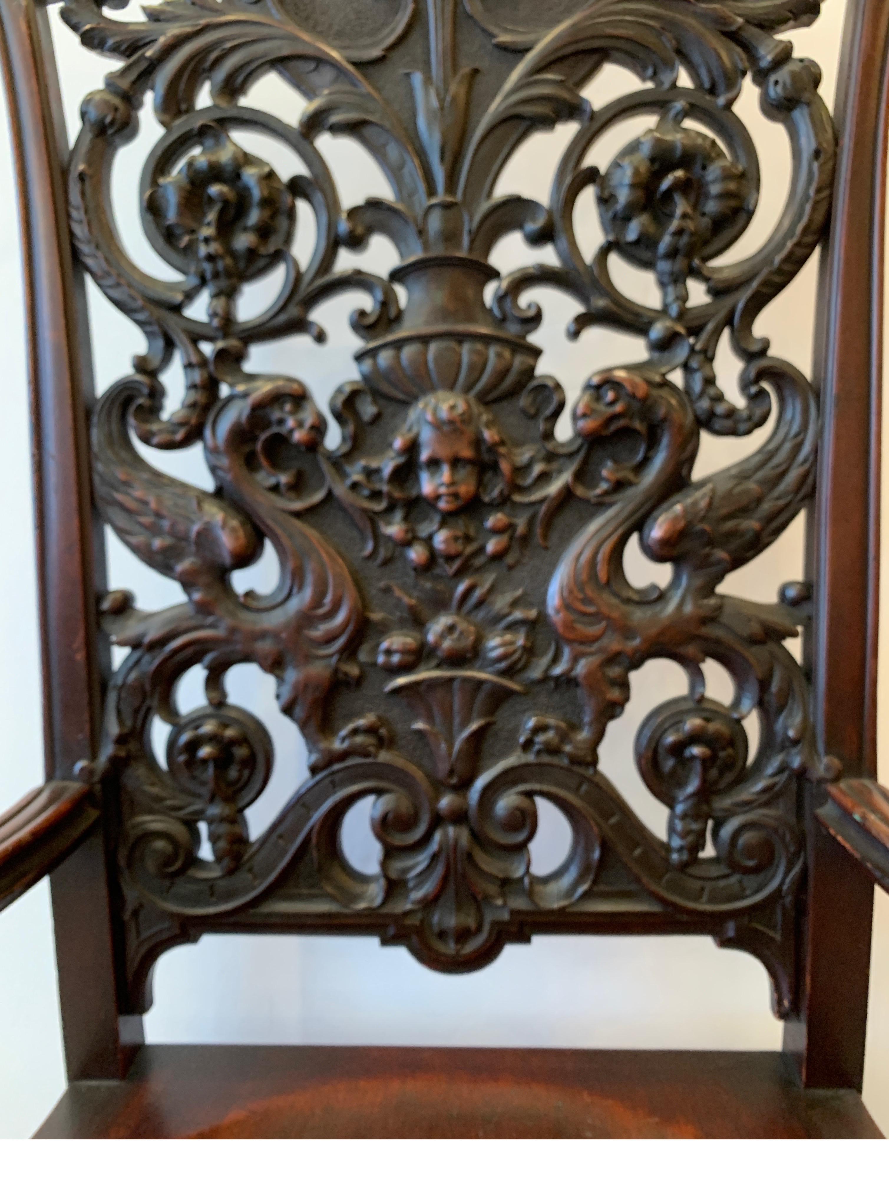 carved chair design