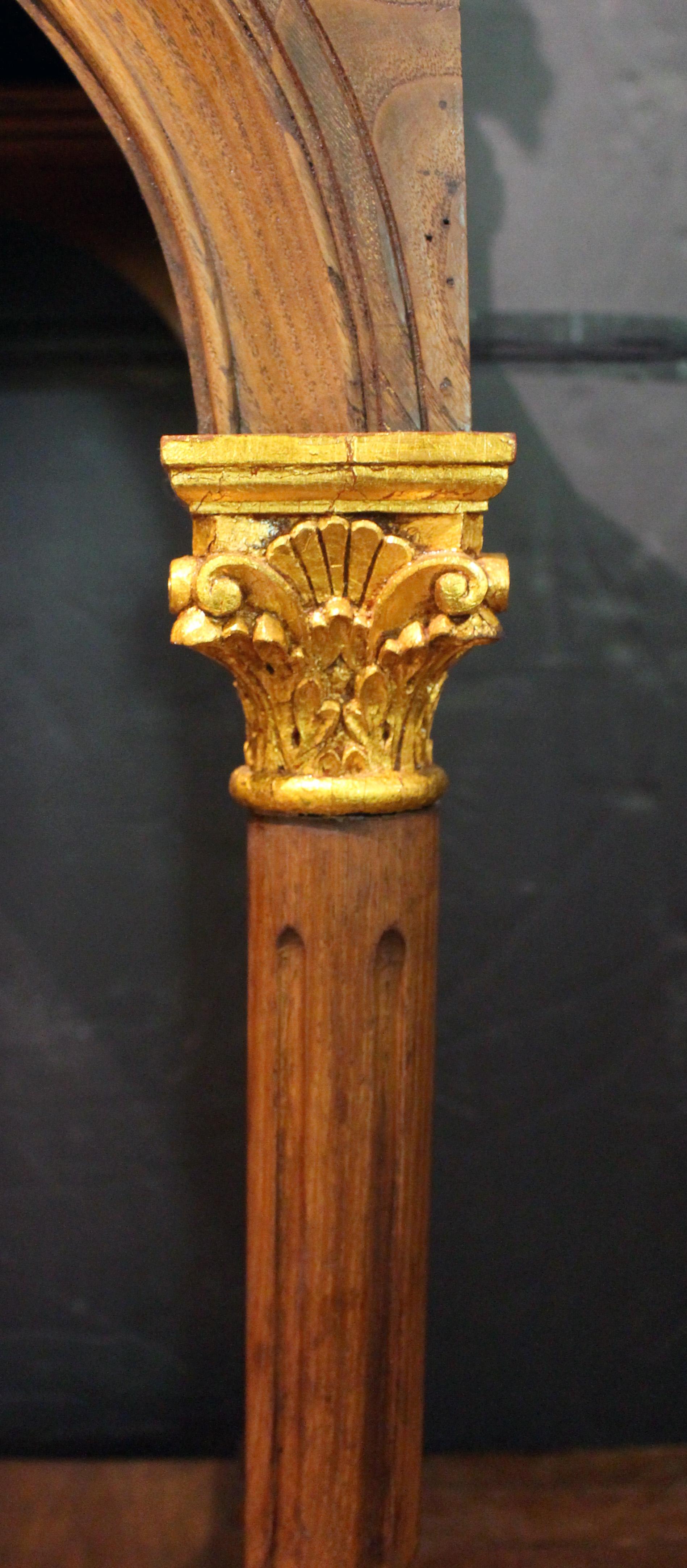 Fin du XIXe siècle Vers 1880 Niche à baldaquin ou à statues de style gothique français en vente