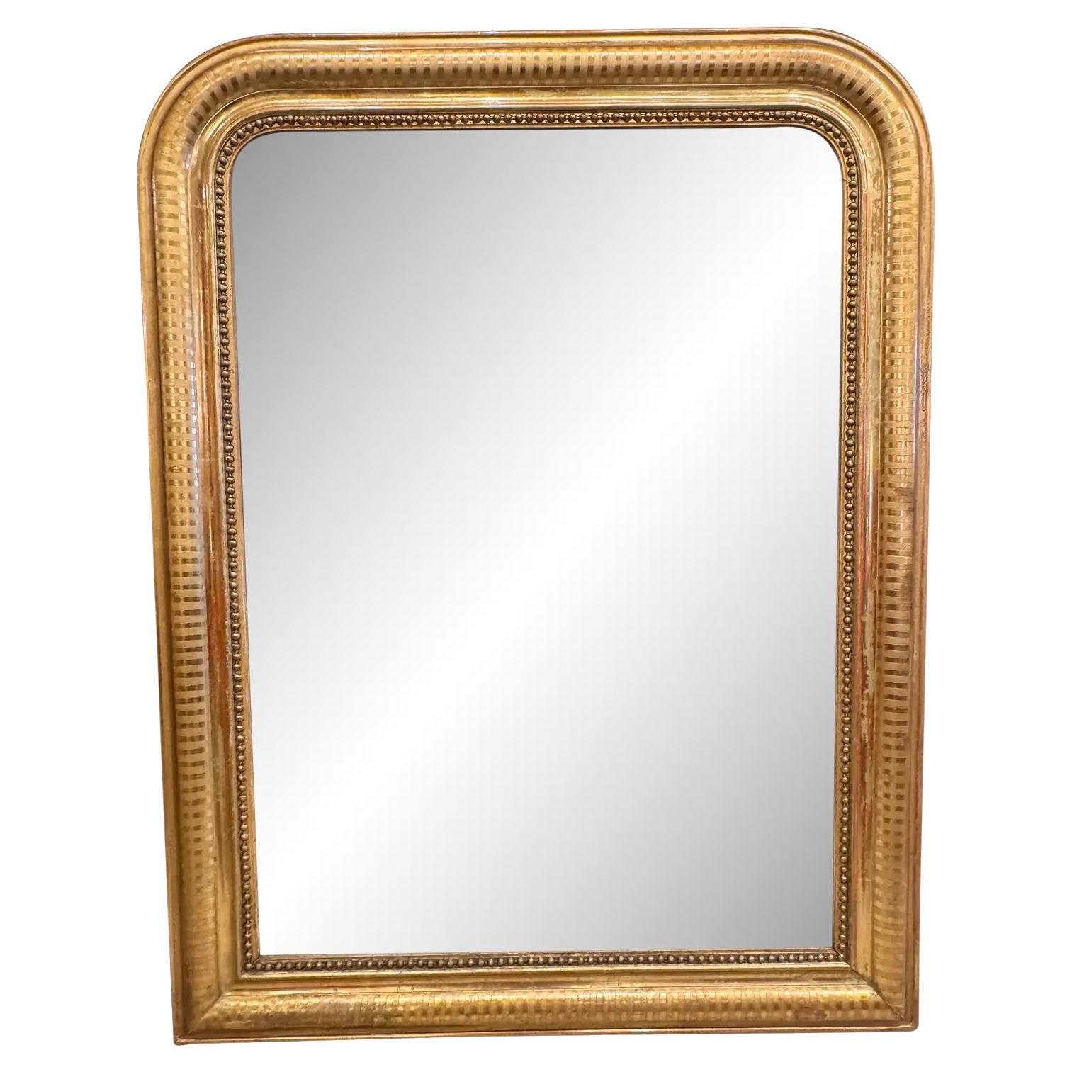 Circa 1880 French Louis Philippe Mirror For Sale