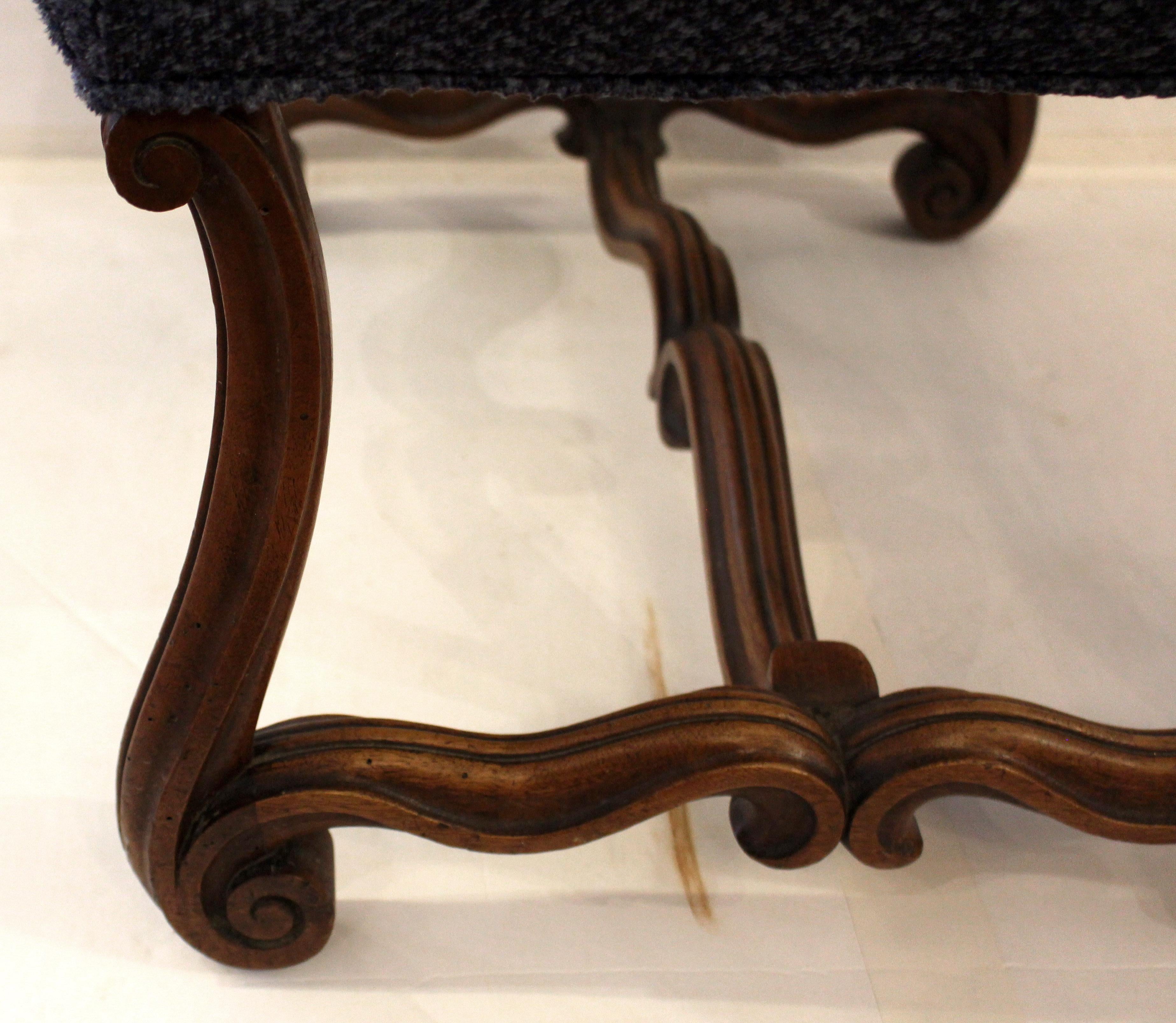 Français Banc ou pouf français de style Louis XIII datant d'environ 1880 en vente