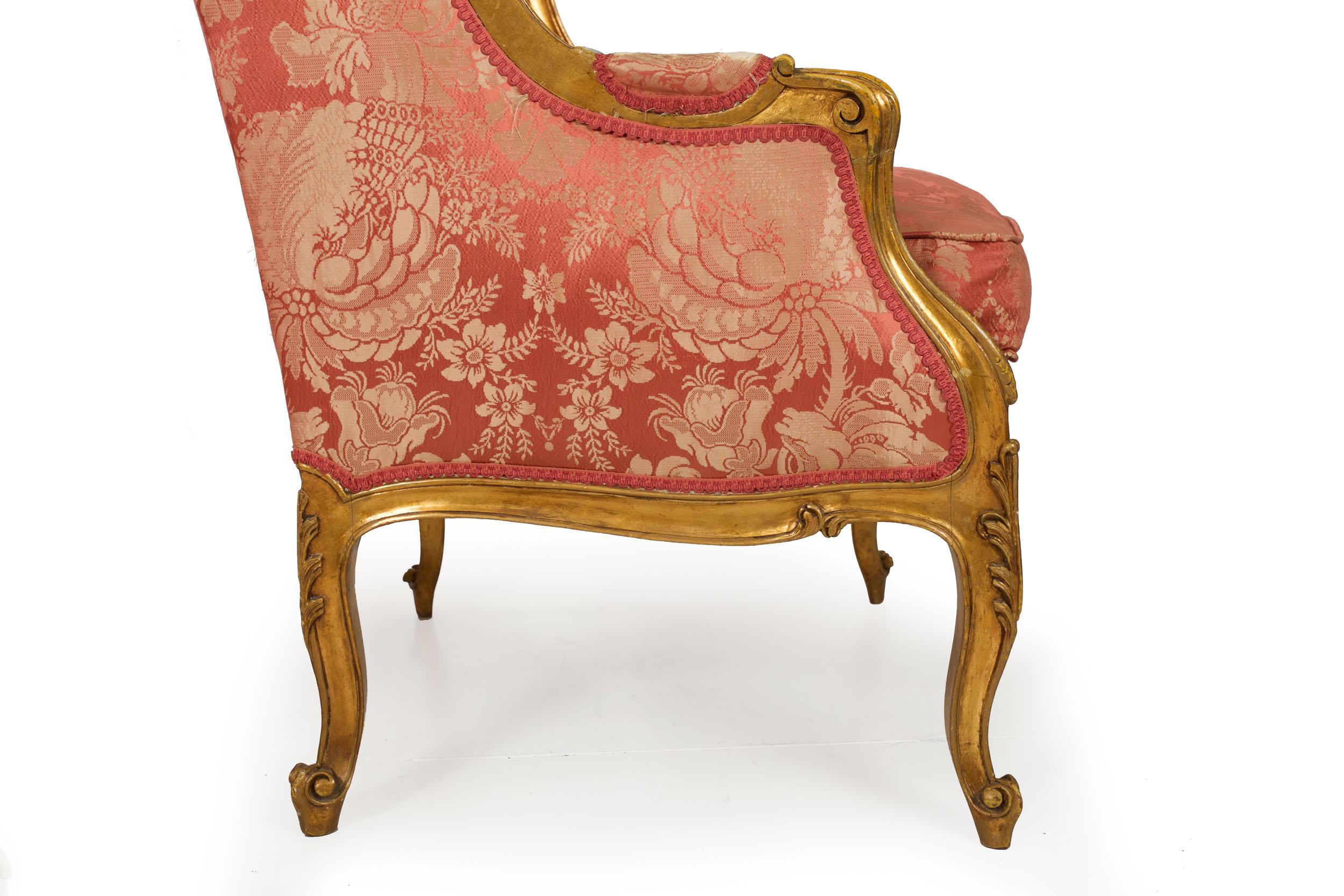 Circa 1880 French Louis XV Style Antique Arm Chairs, a Pair 10