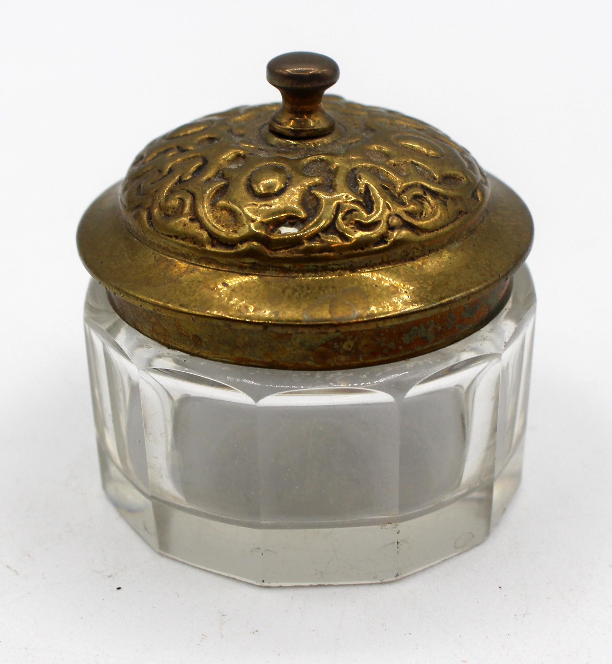 Late 19th Century Gothic English Ink Stand, circa 1880 For Sale