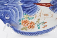 Circa 1880 Japanese Imari Fish Plate