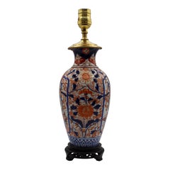 Antique Circa 1880 Japanese Imari Vase Table Lamp