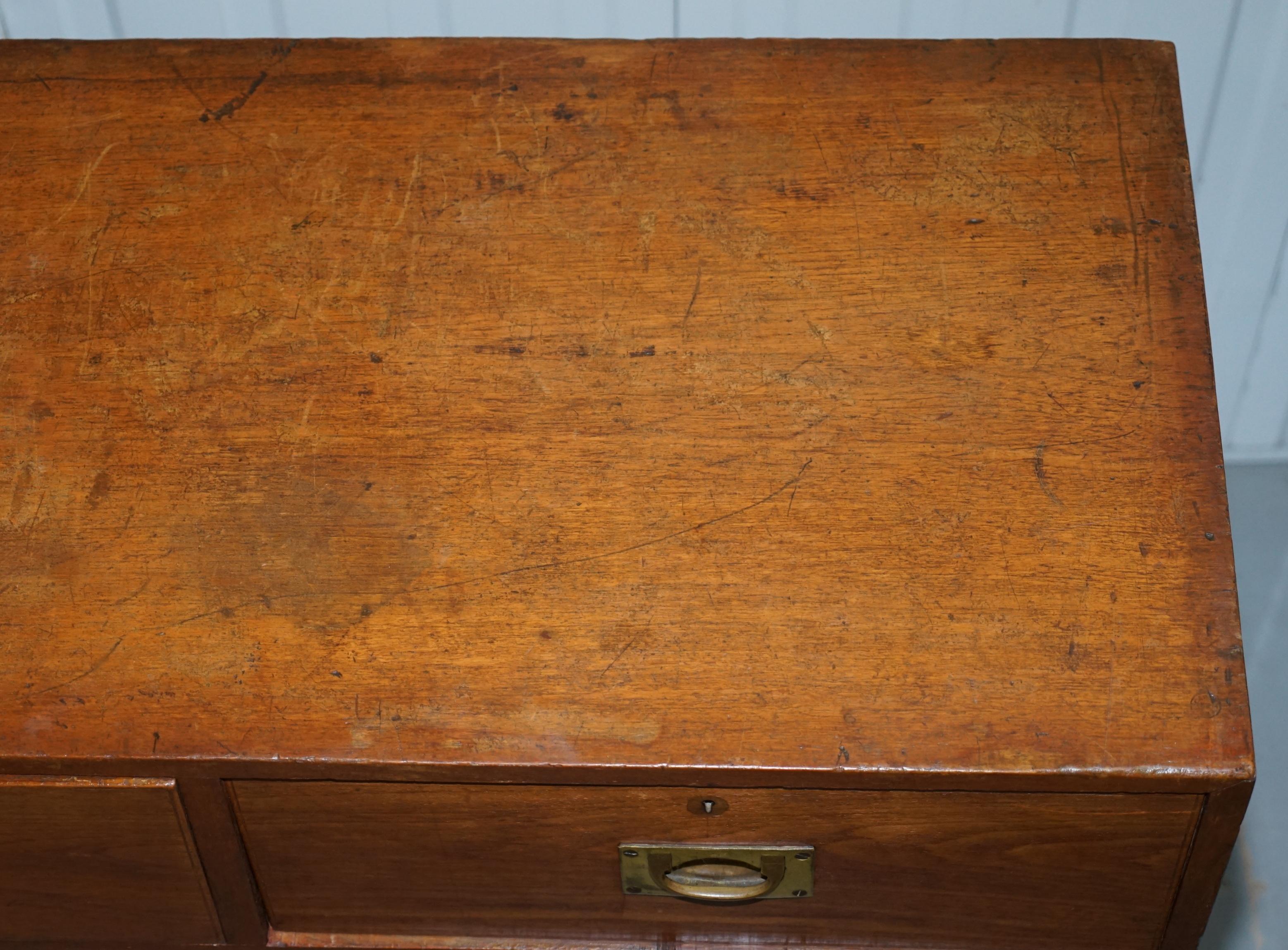 Hardwood SCOTTISH 93RD SUTHERLAND HIGHLANDERS REGIMENT OF FOOT MiLITARY CAMPAIGN CHEST For Sale