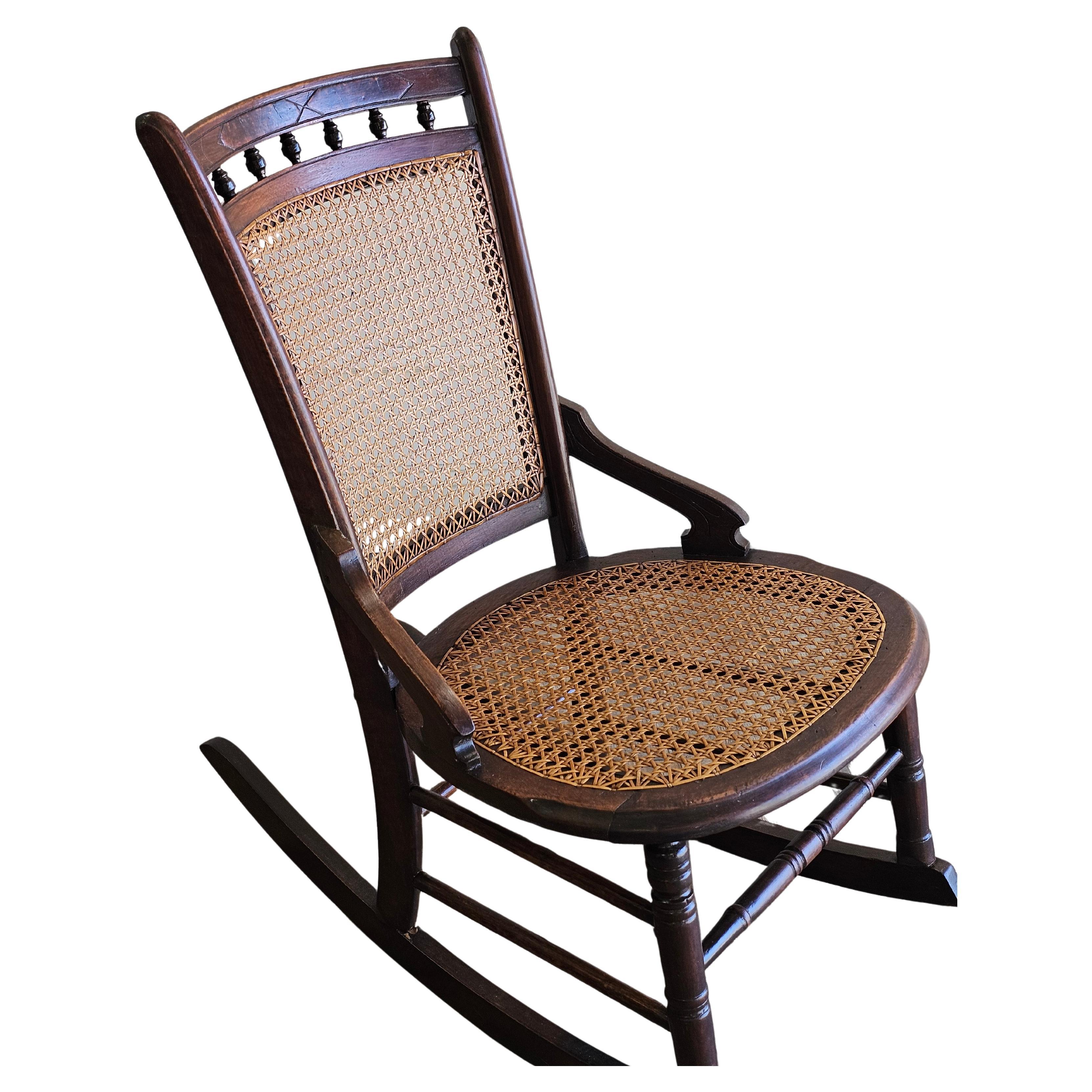Circa 1880 Victorian Parlor Rocking Chair