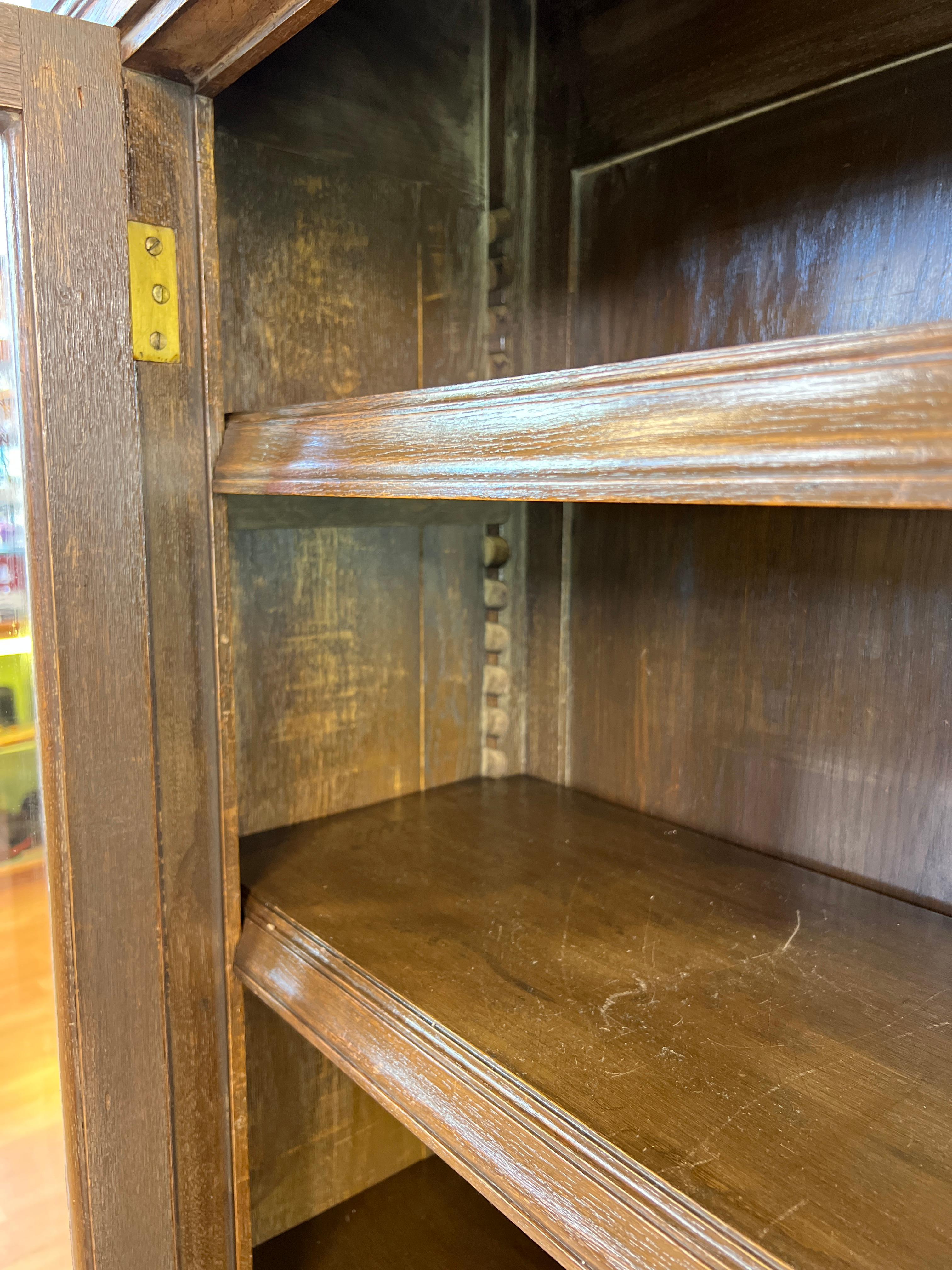 Double Door Lawyer's Walnut Bookcase, circa 1880s 5