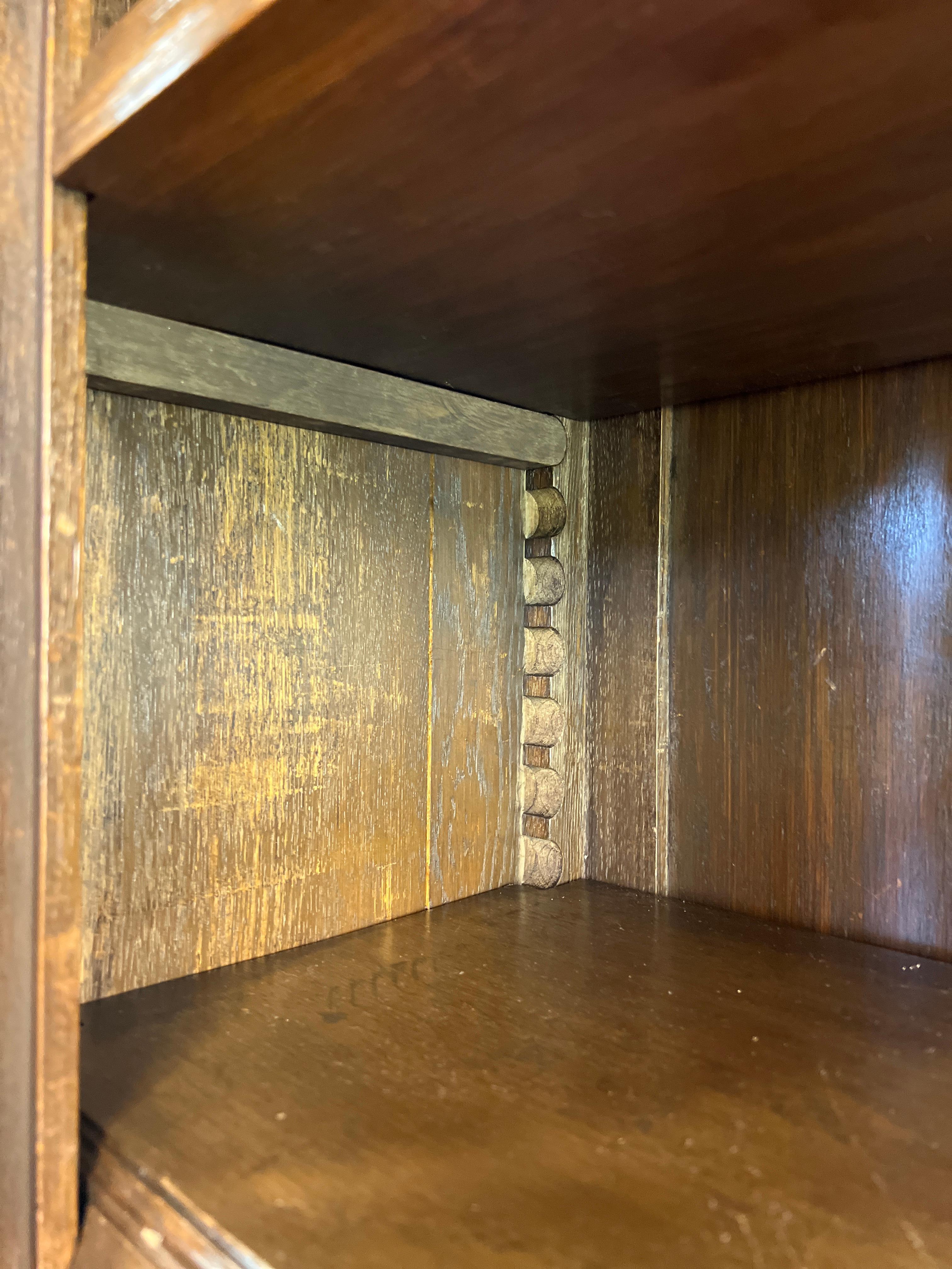 Double Door Lawyer's Walnut Bookcase, circa 1880s 6