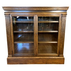 Double Door Lawyer's Walnut Bookcase, circa 1880s