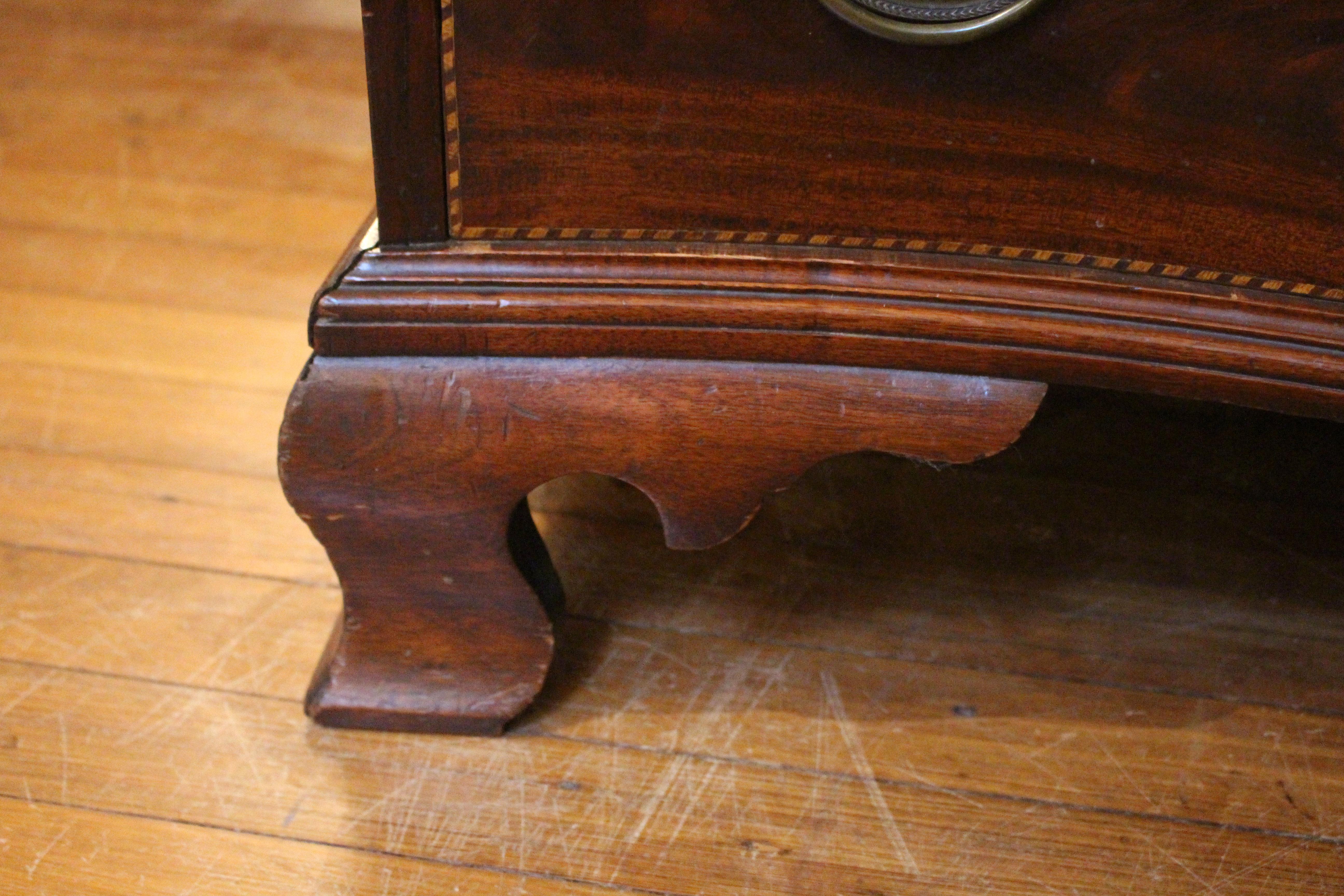 circa 1885-1915 Bench-Made Colonial Revival Serpentine Chest 5