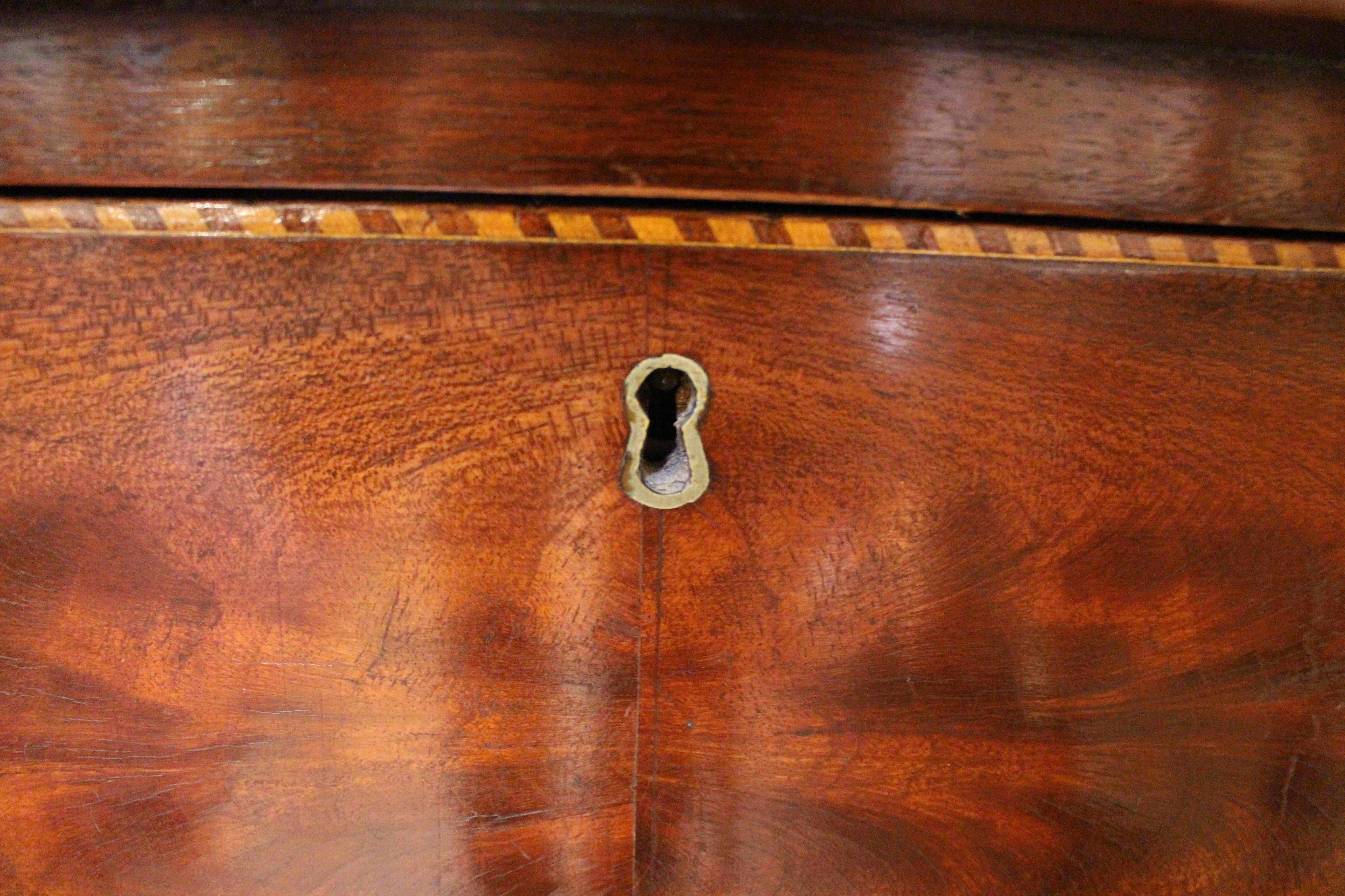 circa 1885-1915 Bench-Made Colonial Revival Serpentine Chest 2