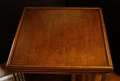 Circa 1890 English Sheraton Revival Revolving Bookcase