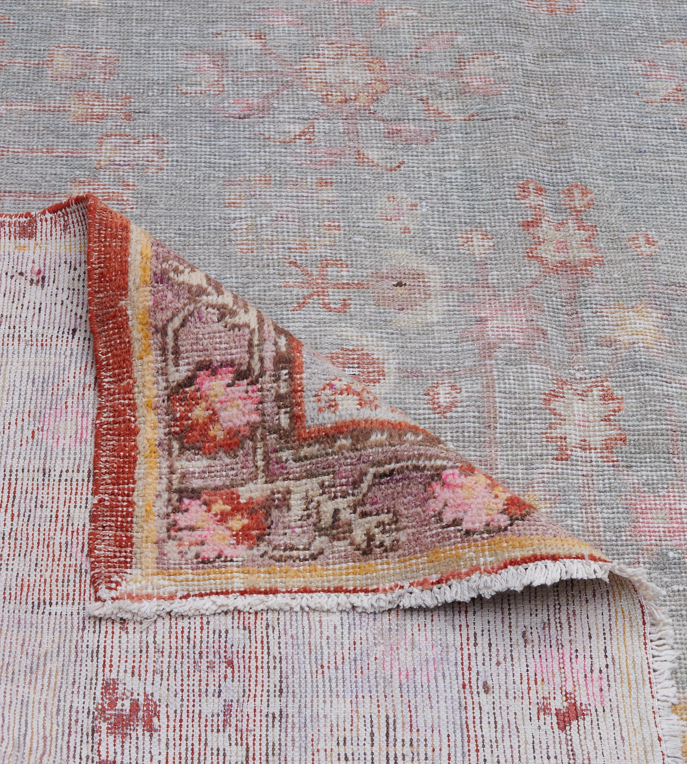 Noué à la main Vers 1890 Tapis en laine Knots Rugs noué à la main en vente