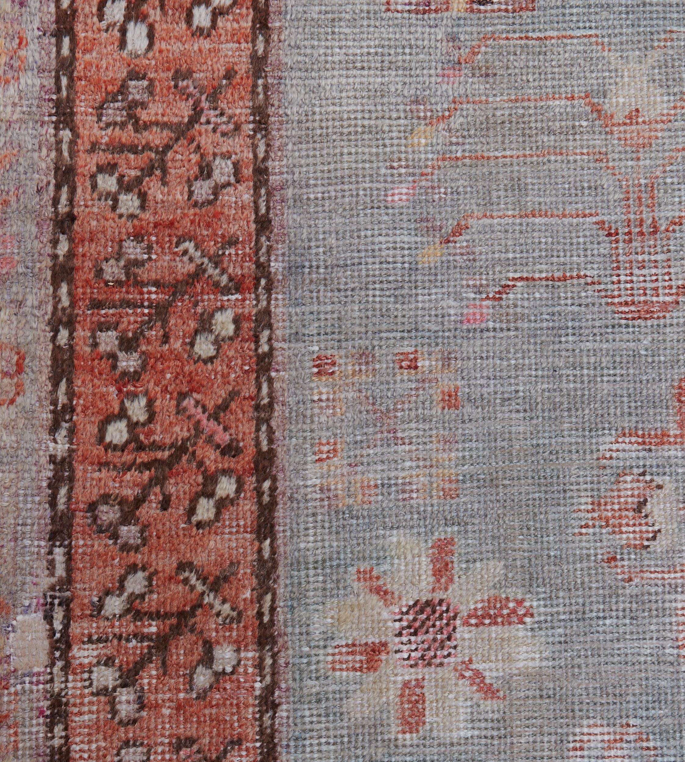 XIXe siècle Vers 1890 Tapis en laine Knots Rugs noué à la main en vente