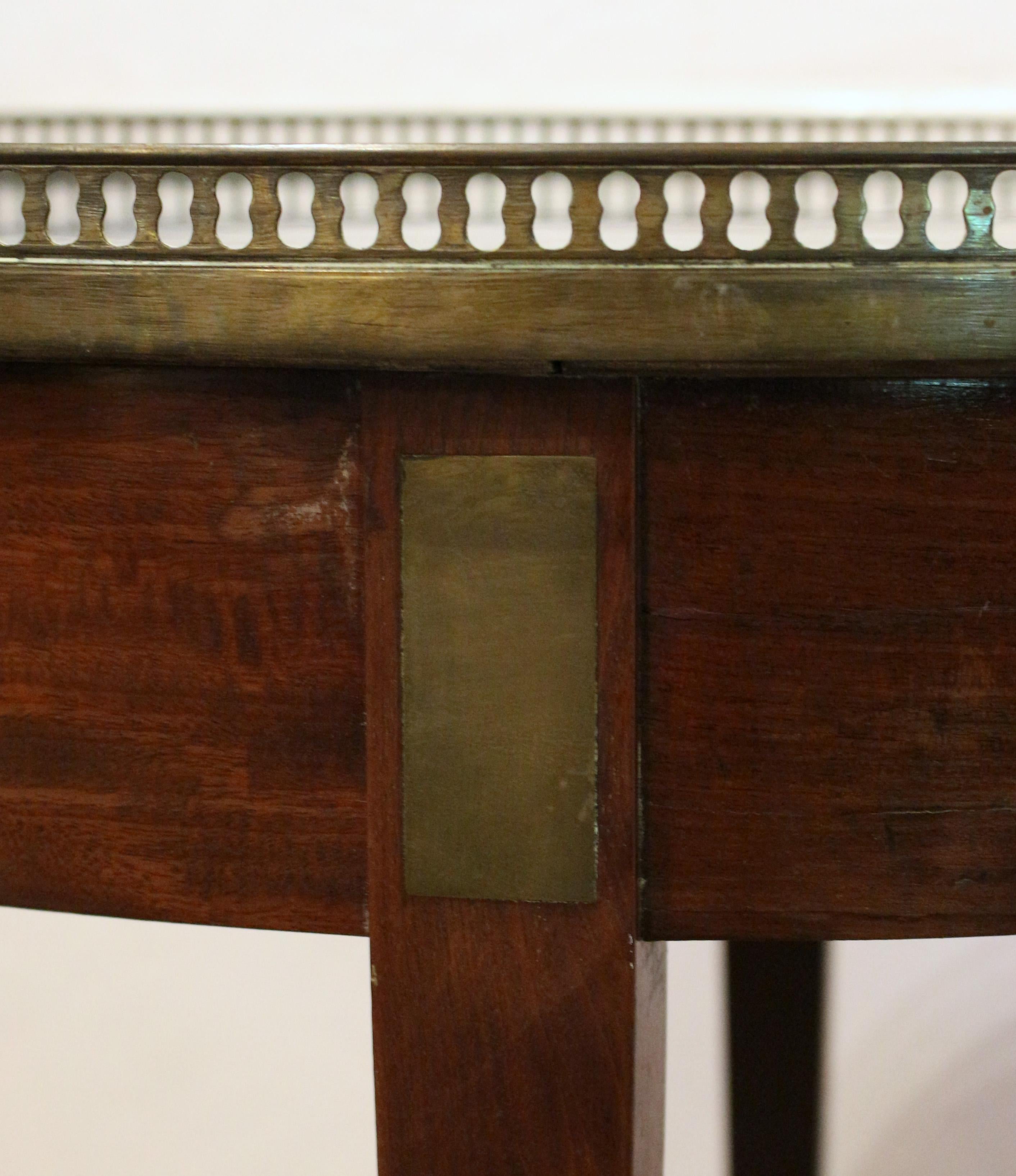 Circa 1890 Louis XVI Style Bouillotte Table 5