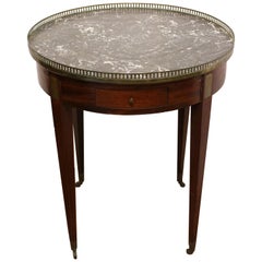 Circa 1890 Louis XVI Style Bouillotte Table Circa 1890 Louis XVI Style Bouillotte Table