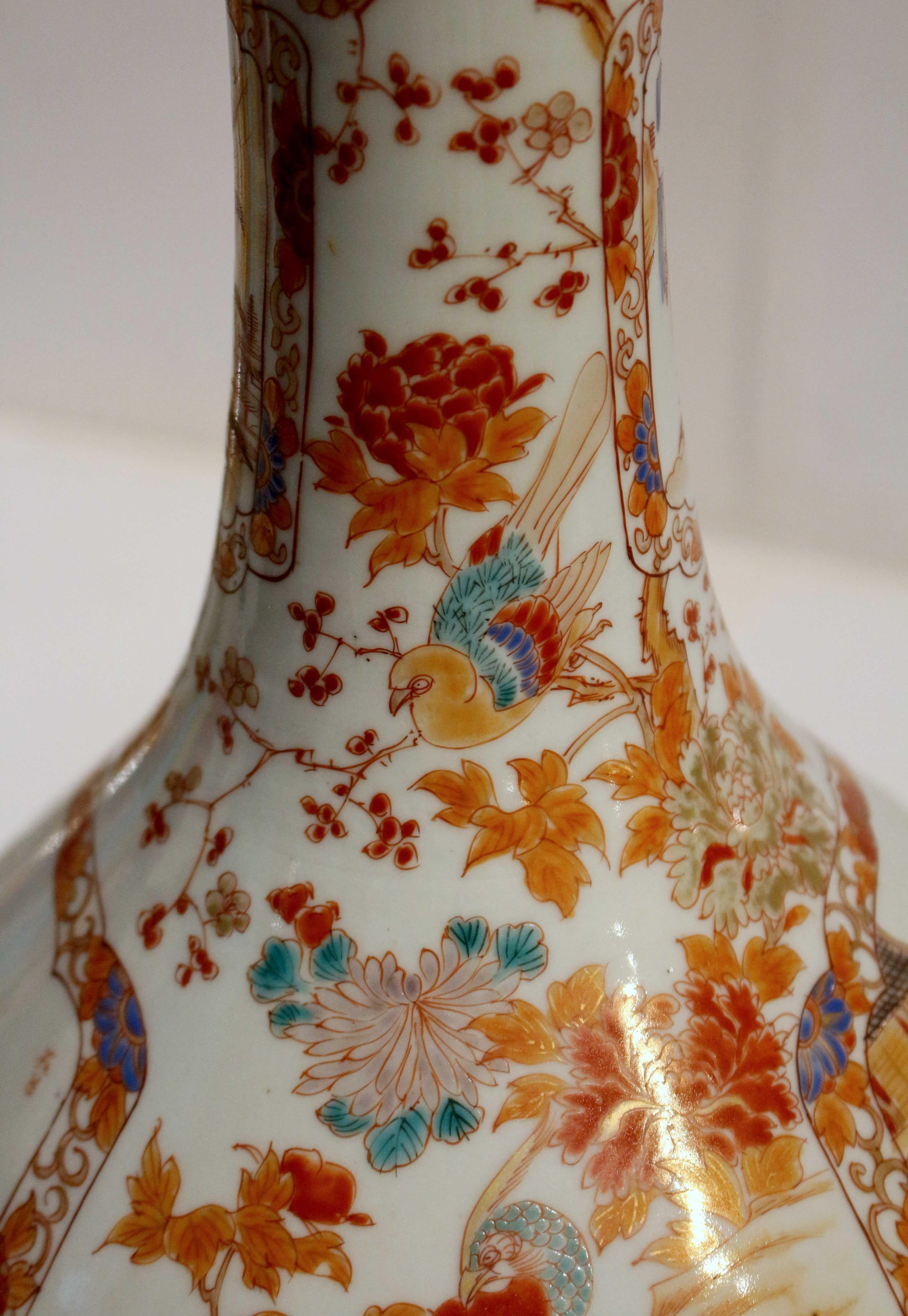 Circa 1890 Pair of Japanese Imari Vases For Sale 3