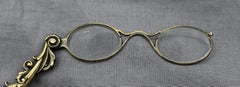 Circa 1890 Silver Rococo Style Lorgnette