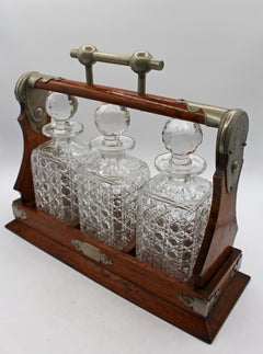 Service de carafe « Tantalus » anglais, CIRCA 1895
