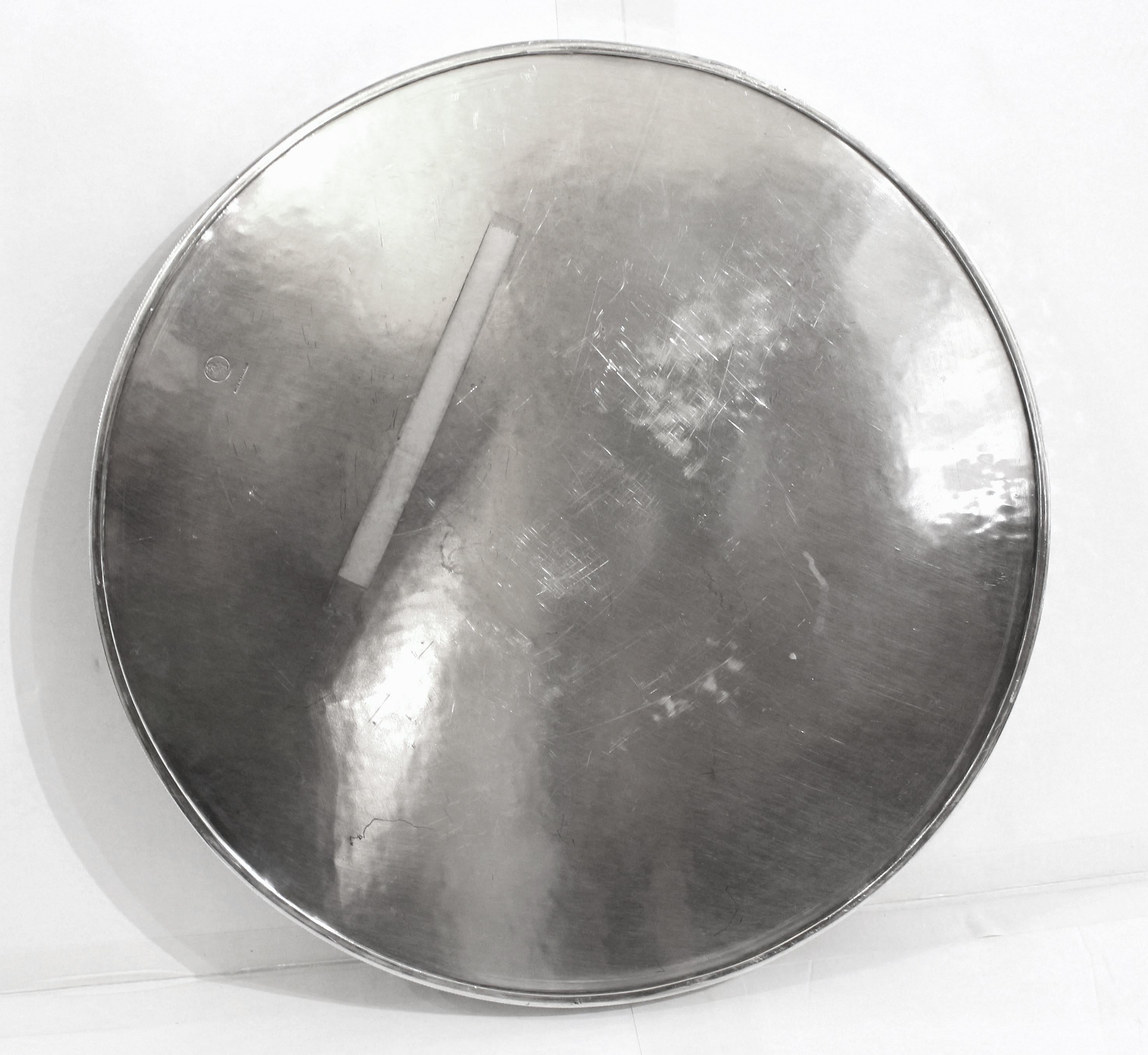 English Circa 1895 Silver Plated Salver by Charles Howard Collins