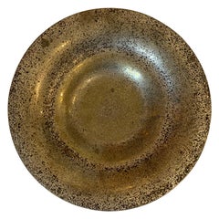 American Tiffany Studios Gilt Bronze Dore Plate, Model 1708, circa 1900-1919