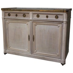 French Bleached Buffet, circa 1900s-1920s