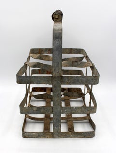 Circa 1900 6-Bottle Wine Carrier