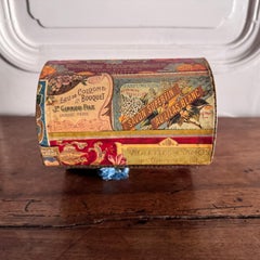 Boîte publicitaire CIRCA 1900 - Bouquet d'eau de Cologne, savon superfin