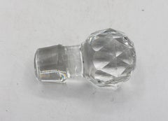 Circa 1900 Anglo-Irish Square Shaped Decanter With Stopper