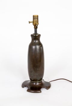 Circa 1900 Arts & Crafts Bronze Table Lamp