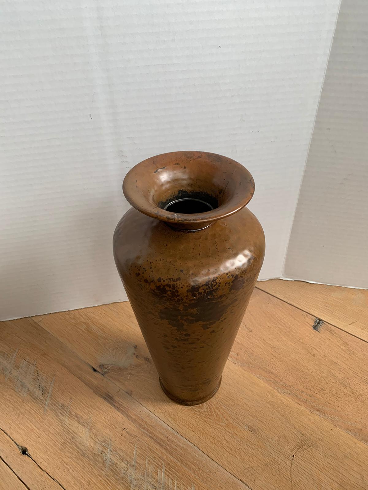 Arts & Crafts Style Copper Vase, circa 1900 6