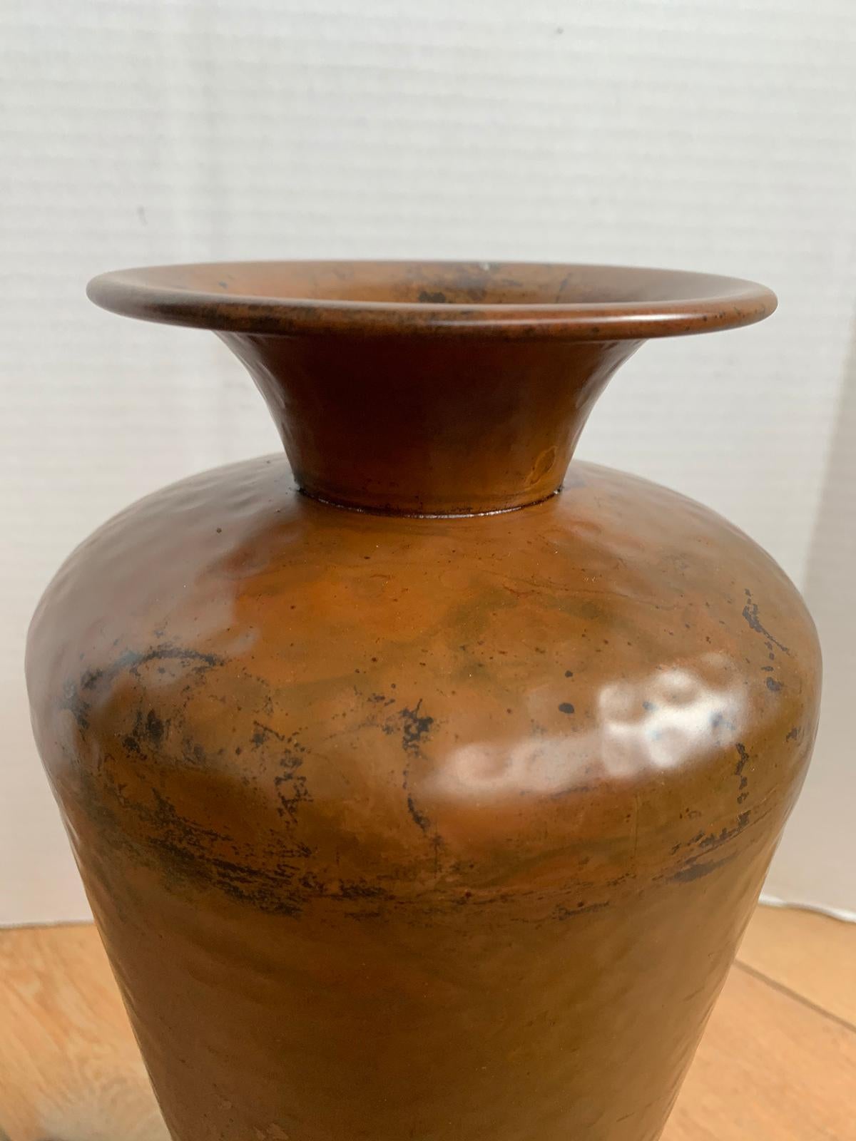Arts & Crafts Style Copper Vase, circa 1900 In Good Condition In Atlanta, GA