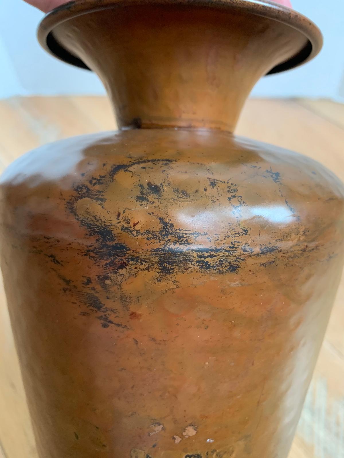 Arts & Crafts Style Copper Vase, circa 1900 2