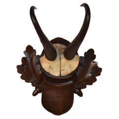 Circa 1900 Black Forest Placa de pared tallada