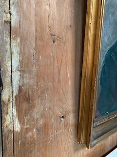 early c19th painted black Swedish open bookcase/ display shelves