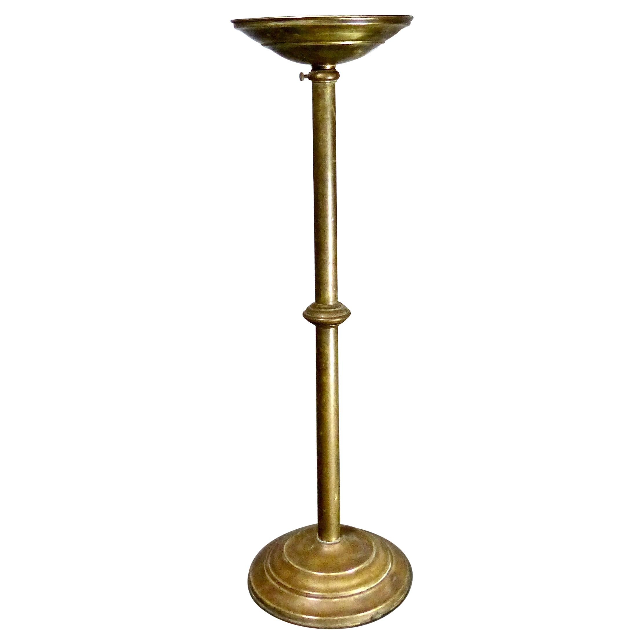 Brass Extendable Plant Display Stand, circa 1900