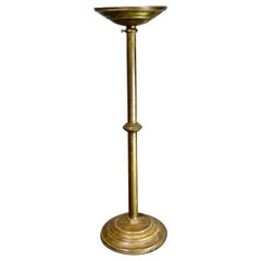 Antique Brass Extendable Plant Display Stand, circa 1900