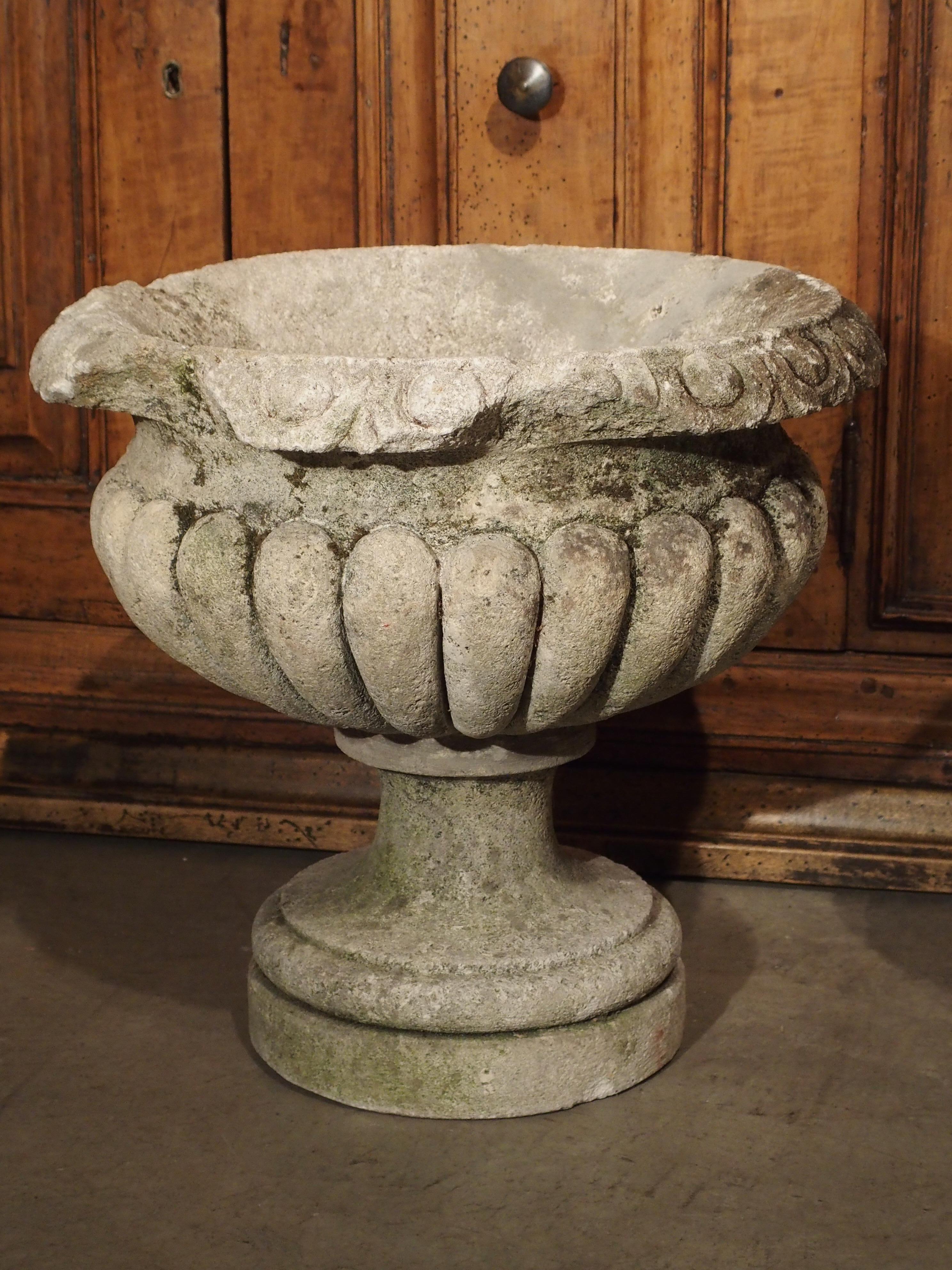 Carved Vicenza Stone Vases from Italy, circa 1900 1