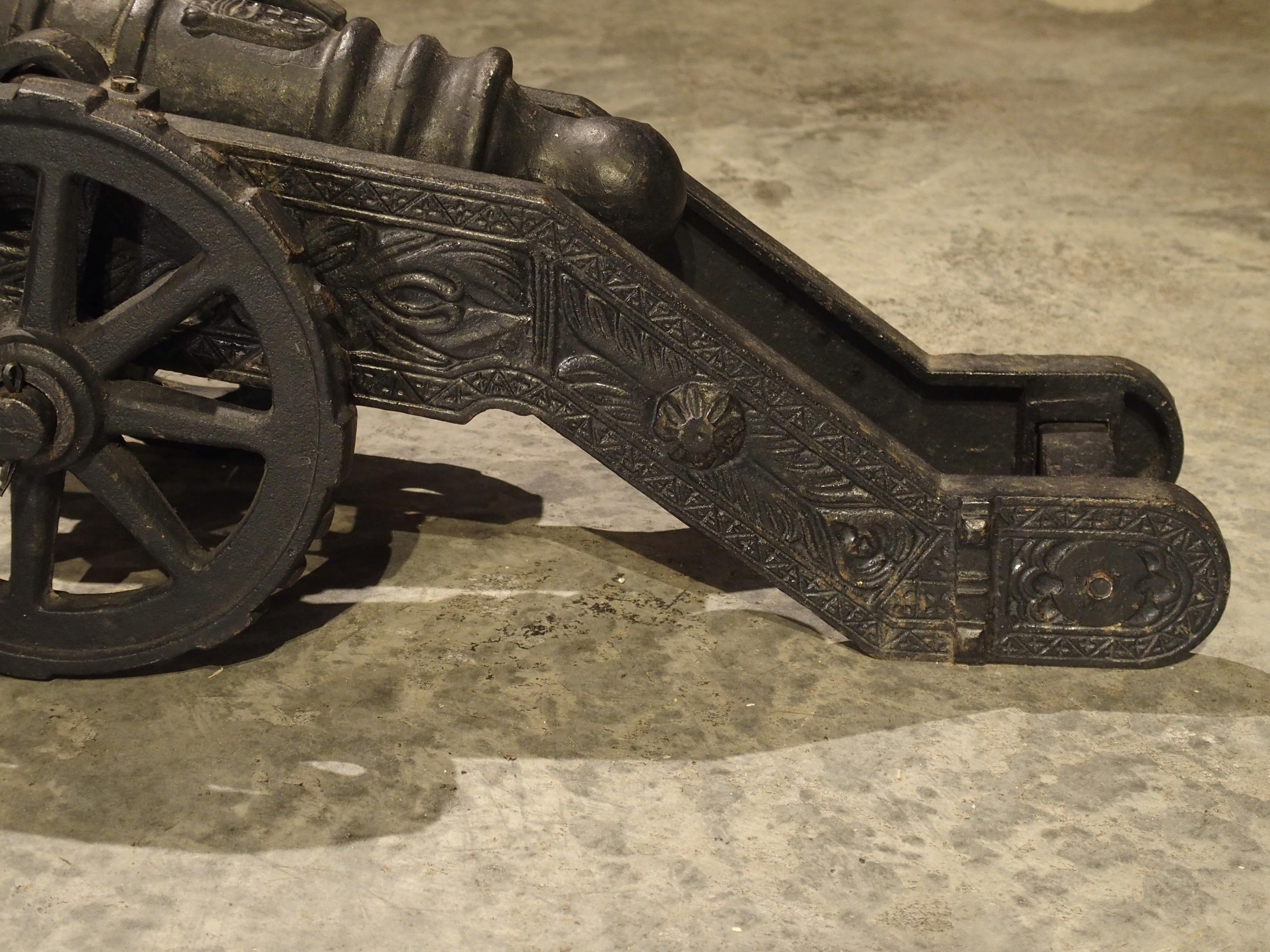 Cast Iron Cannon Model, circa 1900 2