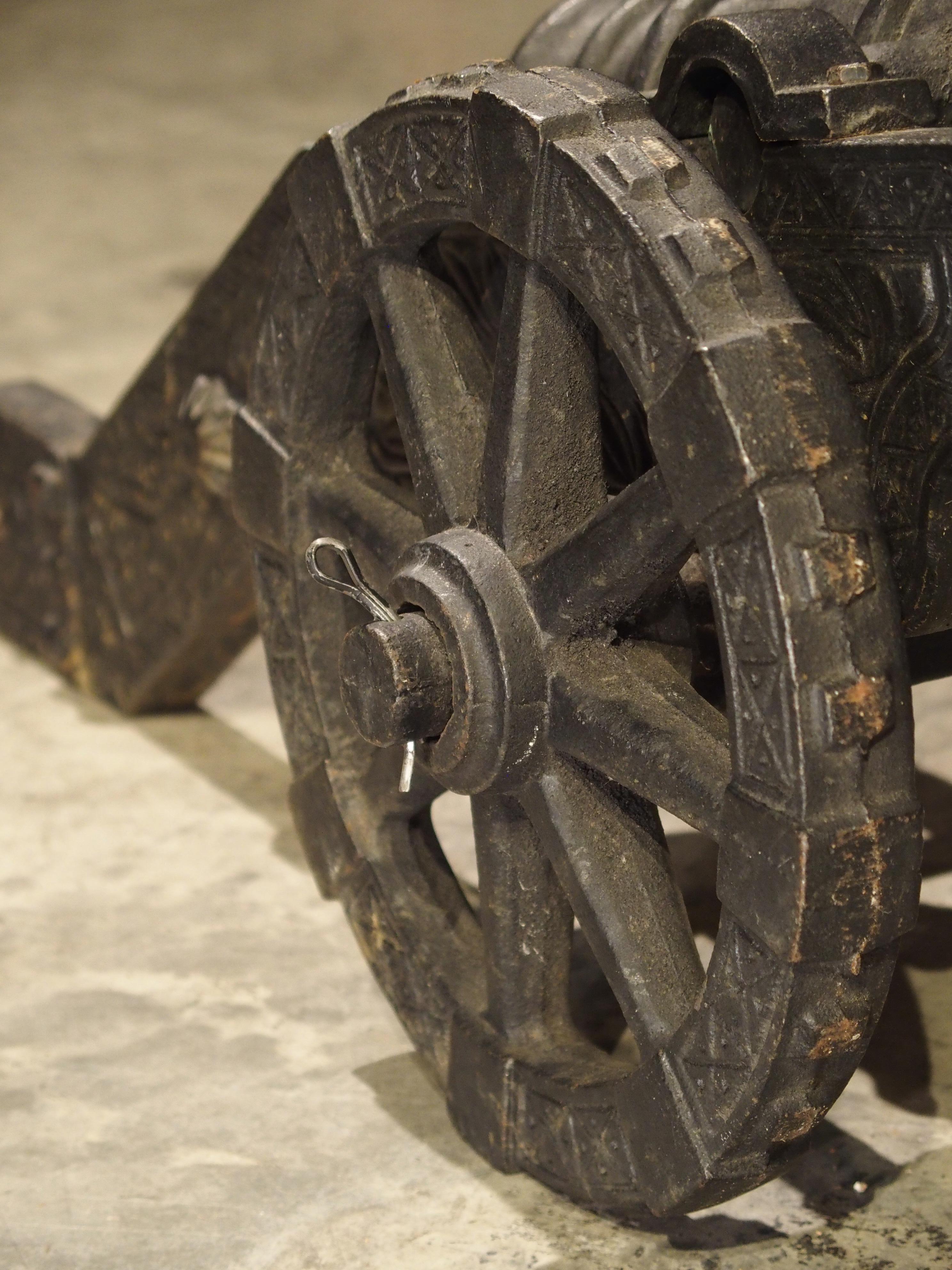 Cast Iron Cannon Model, circa 1900 5
