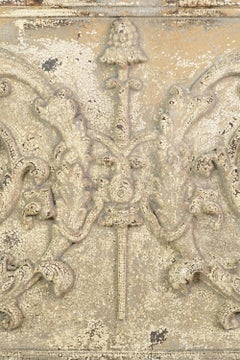 Circa 1900 Cast Iron Ornate Foliate Frieze NYC Building