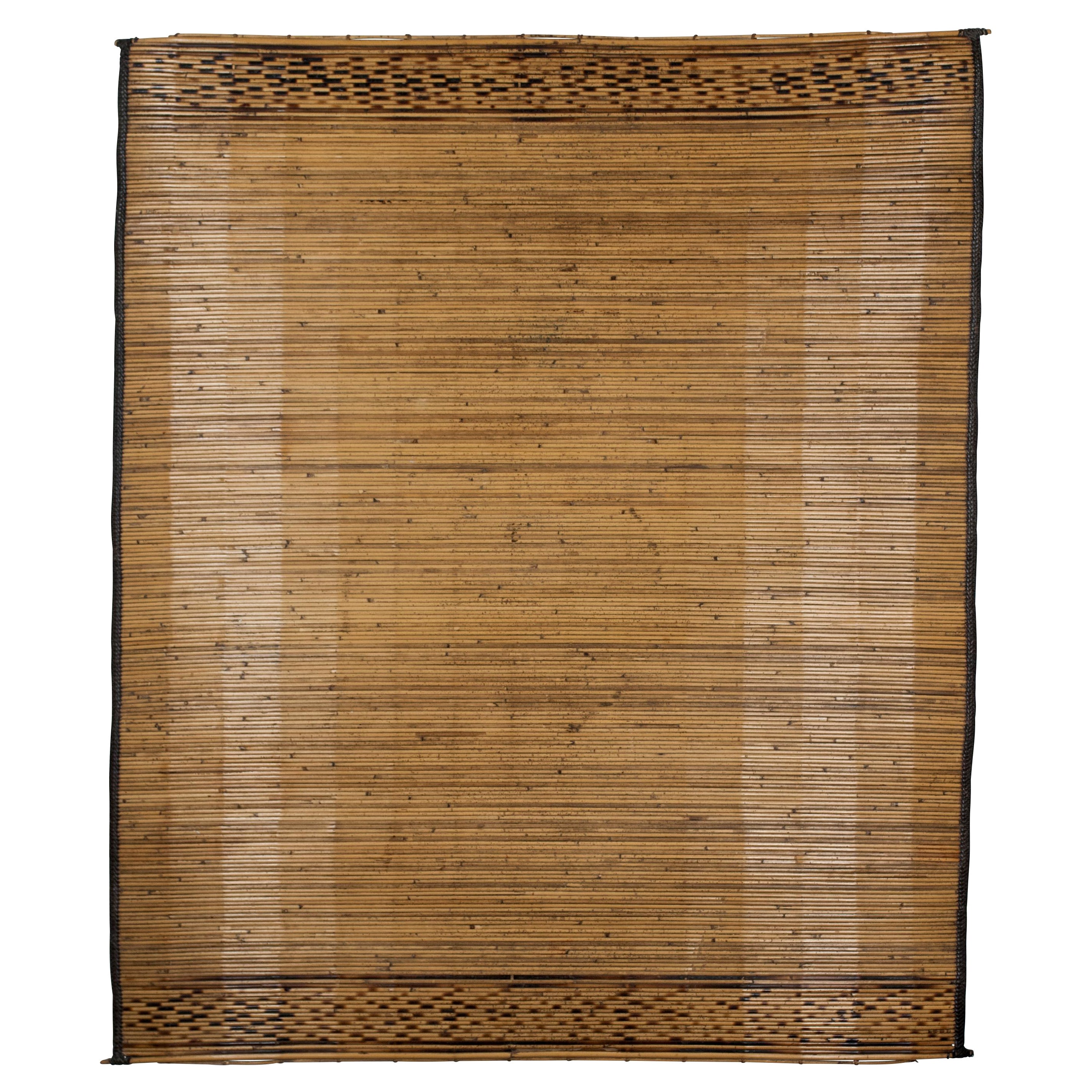 Ceremonial-Schilfrohrteppich, Sumatra, Indonesien, um 1900