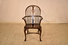 Circa 1900 English Double Bow Windsor Chair
