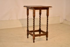 Circa 1900 English Oak Occasional Table